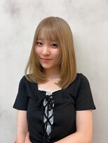 エルフレームバイワンラヴェスト(L'FLAME by one Lovest)&nbsp;顔周りレイヤー/ダブルカラー/髪質改善/ケアブリーチ長野駅前