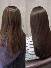 エストアール フクオカ 福岡博多店(est-r. Fukuoka) 髪質改善ストレート×艶ロング