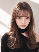 ウィーニード 栄(WENEED)&nbsp;艶感たっぷり韓国ベージュ×くびれロングレイヤー
