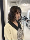 ボブパーマ/レイヤーパーマ/顔まわりレイヤー/トリートメント