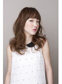 大人可愛い抜け感ミディーヘア