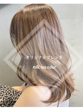 インス(ensue) 京都艶カラーシアーベージュ★大人可愛い☆無造作カール♪中島