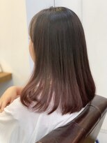 ルーム(Luum)&nbsp;グラデーション　x　ピンク　x　ブリーチなし