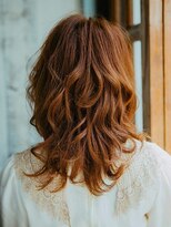 カラーサロンビスカリア 相模原エリア 淵野辺駅店(Color salon Biscaria)&nbsp;コテ巻きひし形軽ミディ☆