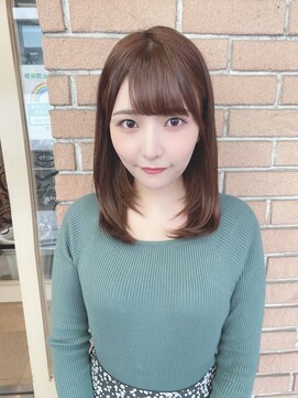 サロンドミルク 原宿(salon de MiLK) 【salon de MiLK 原宿】内巻き×ミルクティベージュ