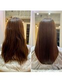 髪質再生水素ケアカラーコース