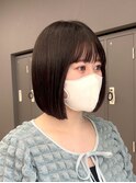 【藤田 真由】ぱつっとボブ