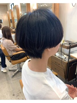 カノエ(canoe) ショート/ブラック/髪質改善縮毛矯正/髪質改善/韓国風/