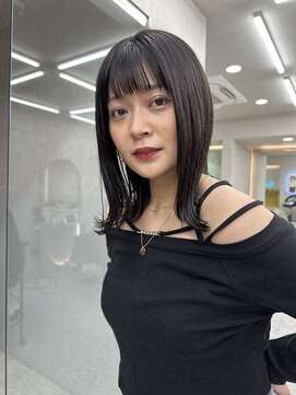 ロンド マーレ 天神大名店(Lond mare) イメチェン/チェリーブラウン/フェミニン/ダークアッシュ/束感