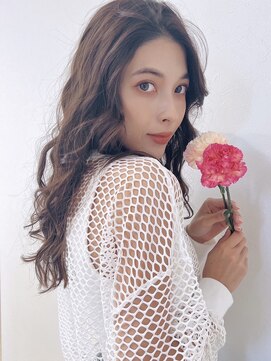 ルポン(Lepont) 蒲郡ヘアカラー/ベージュ/ツヤ髪/ウエーブスタイル/透明感カラー