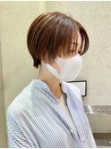 ハッシュカット/似合わせカット/レッドブラウン[恵比寿駅]