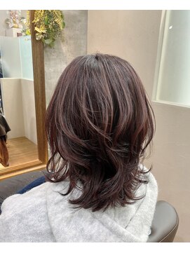 シェルビー 新宿(SHELBe) 小顔×ココアベージュハイライト[新宿/白髪染め/ヘッドスパ]