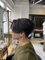 アイズ 海老名(AIZU)&nbsp;センターパート　カルマパーマ　メンズパーマ