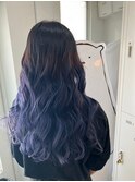 【末安】グラデーション×ブルーバイオレット