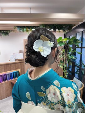 リサプラン(RISA plan) 卒業式ヘア/袴/ヘアセット/シニヨンアレンジ/西新/百道浜