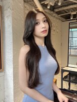 コフィー バイ メルト 吉祥寺(cofy by melt)&nbsp;【中澤彩乃】韓国ワンホンヘアブラウンカラーレイヤーカット