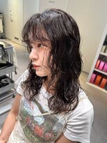 アム(amu)&nbsp;ウェーブパーマ/くせ毛風パーマ/ロングパーマ/ロングレイヤー