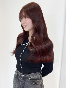 リヴ ウメダ(LIV umeda) wine red / ブリーチなし