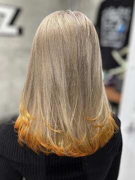 オルズ 渋谷(ALLZ) 裾カラーケアブリーチハイトーンカラー髪質改善トリートメント