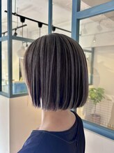 ラソニシカサイ(Lazo nishikasai) ラベンダーグレー切りっぱなしボブ