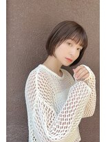 ウィローズ(WILLOW'S)&nbsp;大人可愛い20代30代40代黒髪前下がりショートボブ丸みショート◎
