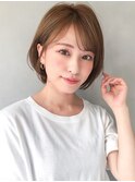 こなれヘアモテ髪デジタルパーマ前髪大人可愛い#246f0217