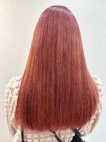 リコラックスビー(LICO LUXBE)&nbsp;ロング美髪韓国ヘアペールピンク顔周りレイヤー☆