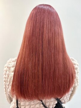 リコラックスビー(LICO LUXBE) ロング美髪韓国ヘアペールピンク顔周りレイヤー☆