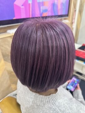 シアン 立川店(Shian) ラベンダーカラーまるっとボブ