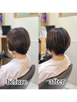カイノ ノバティながの店(KAINO) スタイリング簡単ショート