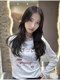 韓国レイヤー/韓国風/髪質改善/黒髪/ブリーチなし〔池袋〕