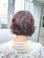 カケル(×.)&nbsp;カーリーパーマ/前髪パーマ/オレンジカラー