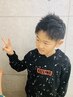【学割U２４】小学生カット＋シャンプーブロー＋シェービング￥2800