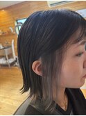 ボブスタイル イヤリングカラー