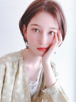 セイドット リー(Say. Ree)&nbsp;Say.くびれショートレイヤー丸みショートミルクティーベージュ