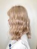 【Jrカラーリスト施術限定】ブリーチ＋全体カラー