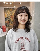 アペロ 柏(Apero)&nbsp;レイヤーパーマ/ミディアムパーマ/暗めカラー/柏美容室