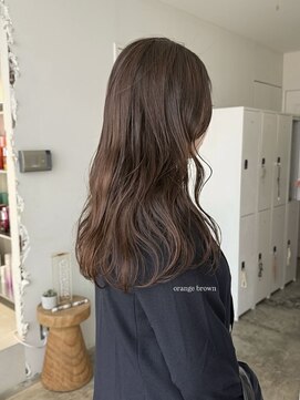 エイチ(811) ショートヘアグレージュミルクティーベージュシースルーミニボブ