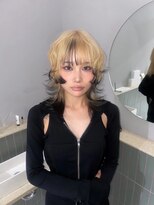 キオクエコ(KIOX eko)&nbsp;デザインカラー/レイヤーウルフカット