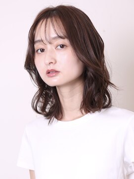 ヨファヘアー 岡本店(YOFA hair) 似合わせカット30代40代50代小顔クラゲヘアーオリーブグレー1103