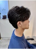 MEN'S/ニュアンスパーマ/ダウンパーマ/下田優也