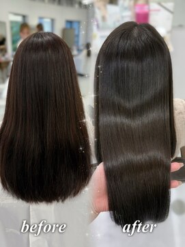 ハピネス 梅田茶屋町店(HAPPINESS) 韓国風/レイヤーカット/顔周り/顔まわり/髪質改善/ベージュ