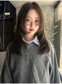 モードレイヤー/ぱつっとレイヤー/オリーブブラウン