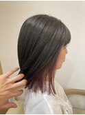 インナーカラー×外ハネボブ