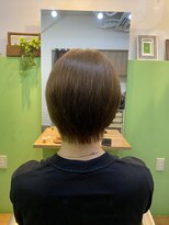 エシカル(ethical)&nbsp;大人かわいい丸みショート×透明感ベージュカラー