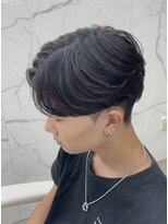 ヘアーマルシェ(hair marche)&nbsp;メンズ曲がる縮毛矯正/刈り上げセンターパート