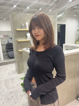 リアン(Lien) 髪質改善ミルクティーベージュレイヤーカット