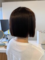 クララジャパン ナベシマ(CLALA JAPAN Nabeshima)&nbsp;縮毛矯正　質感ストレート　髪質改善カラー　顔まわり　ブリーチ