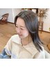 似合わせカット+カラー+TR ミニSH.TRのホームケア付き