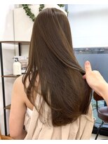 イコ 表参道原宿(ico)&nbsp;オリーブベージュ　カーキベージュ　レイヤーカット